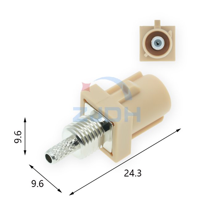 法克拉短体公壳I型-ZJDH-乐清市地宏接插件有限公司