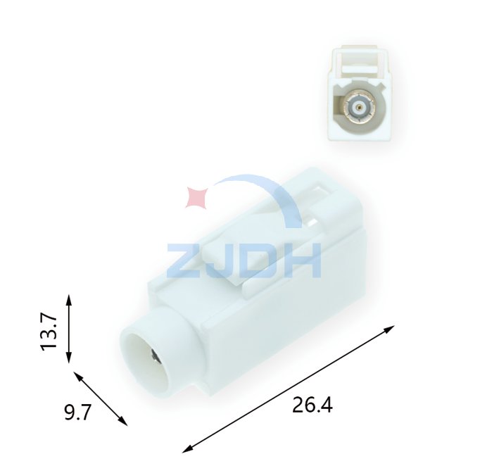 法克拉长体母壳B型-ZJDH-乐清市地宏接插件有限公司