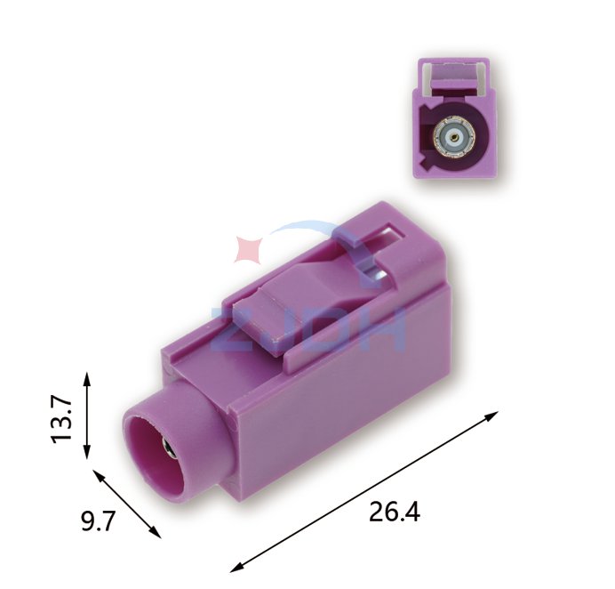 法克拉长体母壳H型-ZJDH-乐清市地宏接插件有限公司