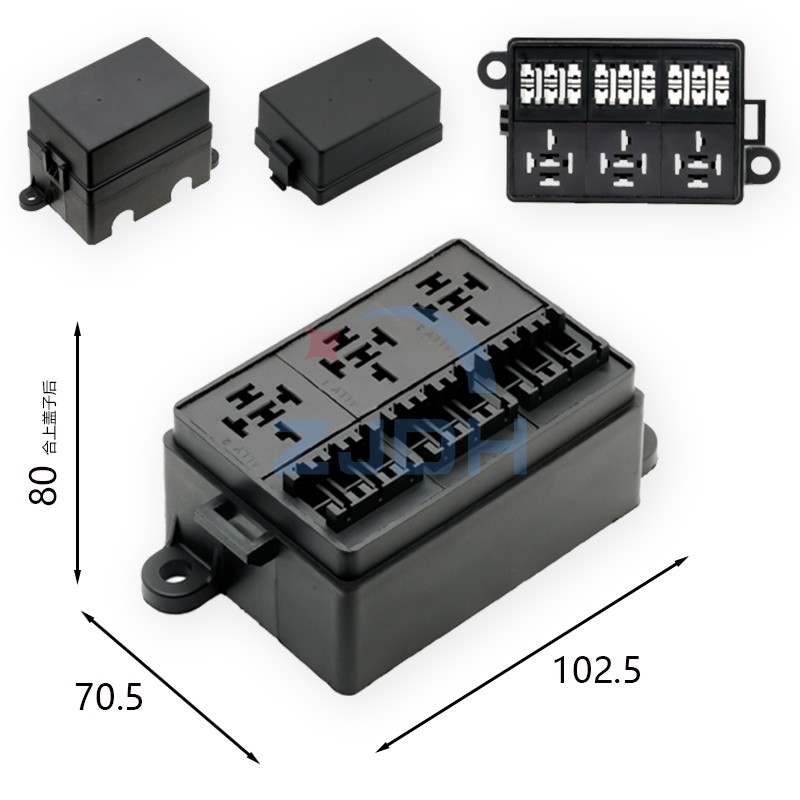 9路3继保险丝盒-ZJDH-乐清市地宏接插件有限公司