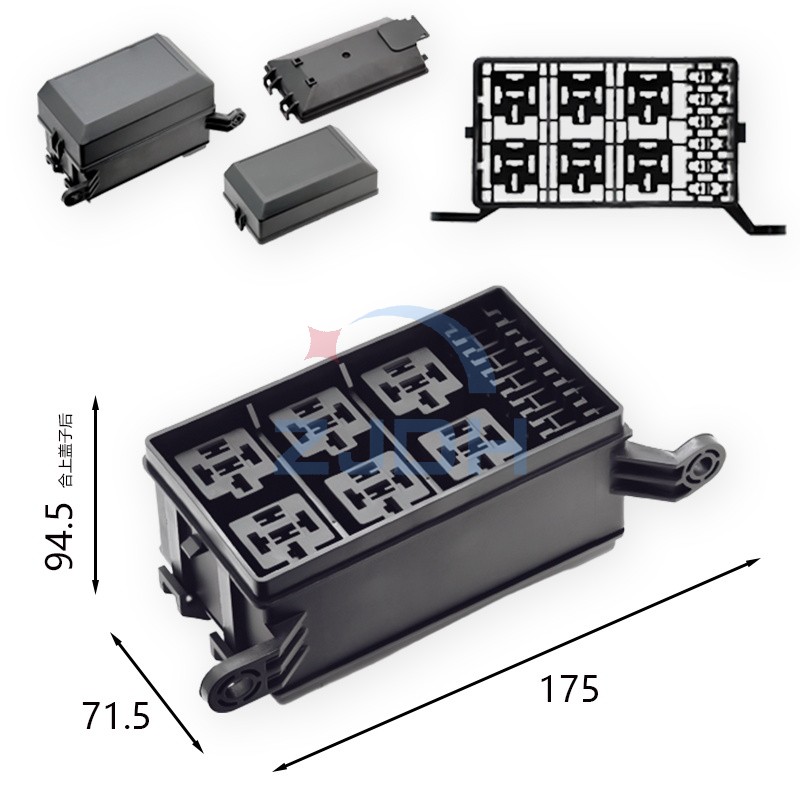 6路6继保险丝盒-ZJDH-乐清市地宏接插件有限公司