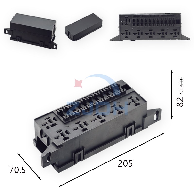 11路6继保险丝盒-ZJDH-乐清市地宏接插件有限公司